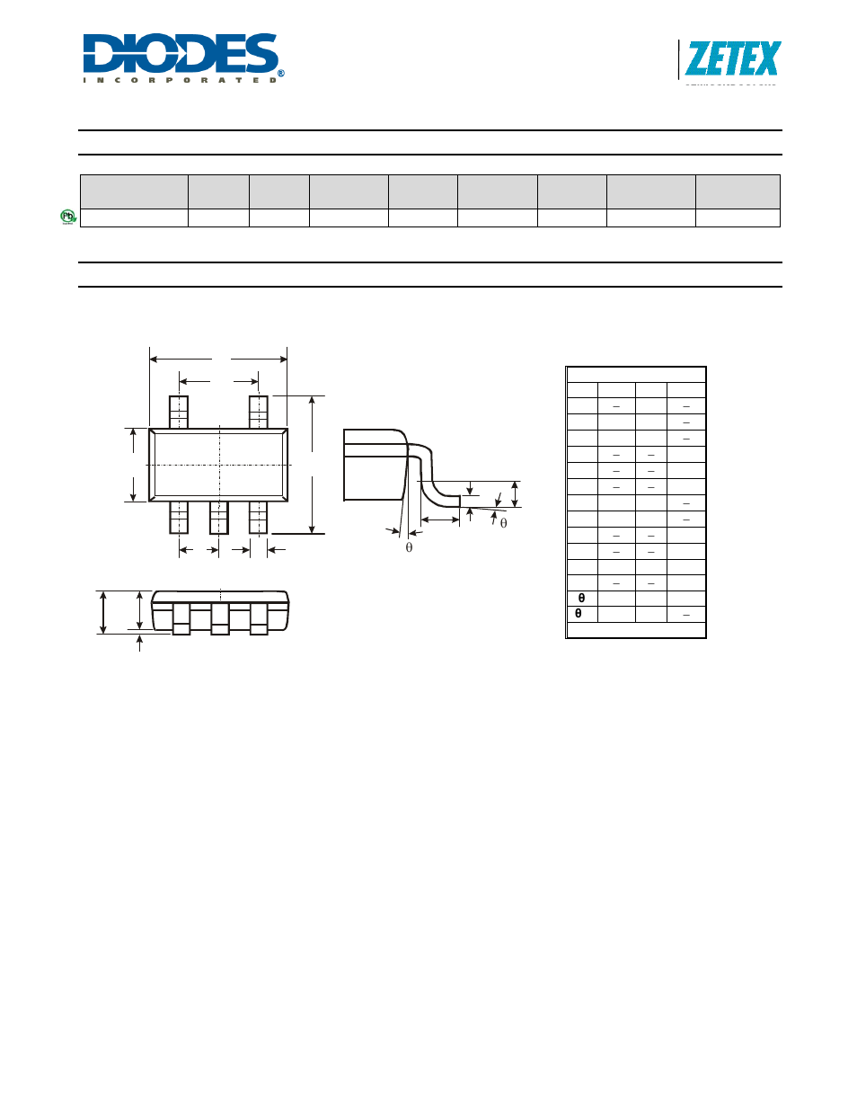Zxld1360, Ordering information, Package outline diminsions | Diodes ZXLD1360 User Manual | Page 24 / 25