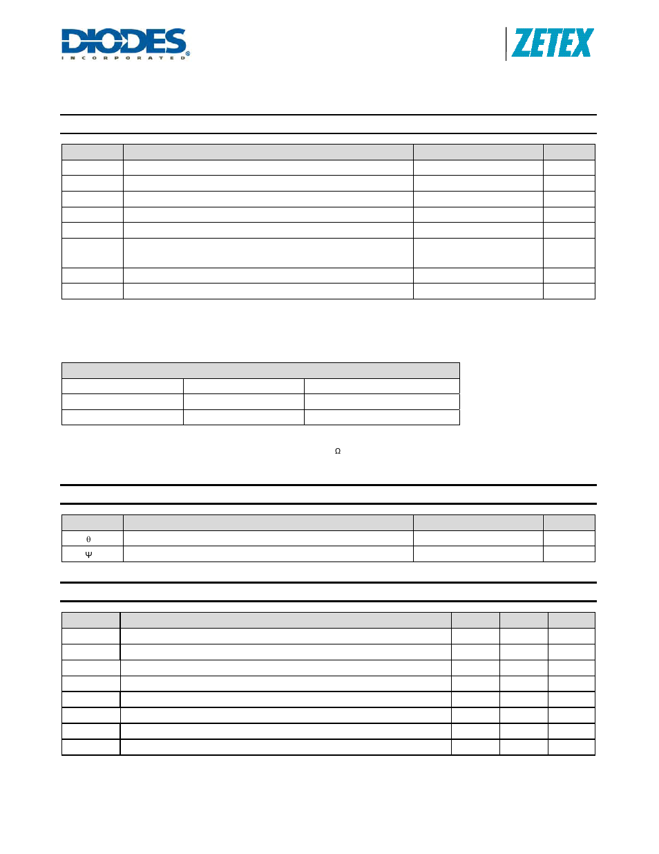 Zxld1362, Absolute maximum ratings, Thermal resistance | Recommended operating conditions, A product line of diodes incorporated | Diodes ZXLD1362 User Manual | Page 3 / 24
