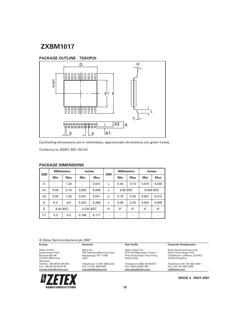 Zxbm1017 | Diodes ZXBM1017 User Manual | Page 10 / 10