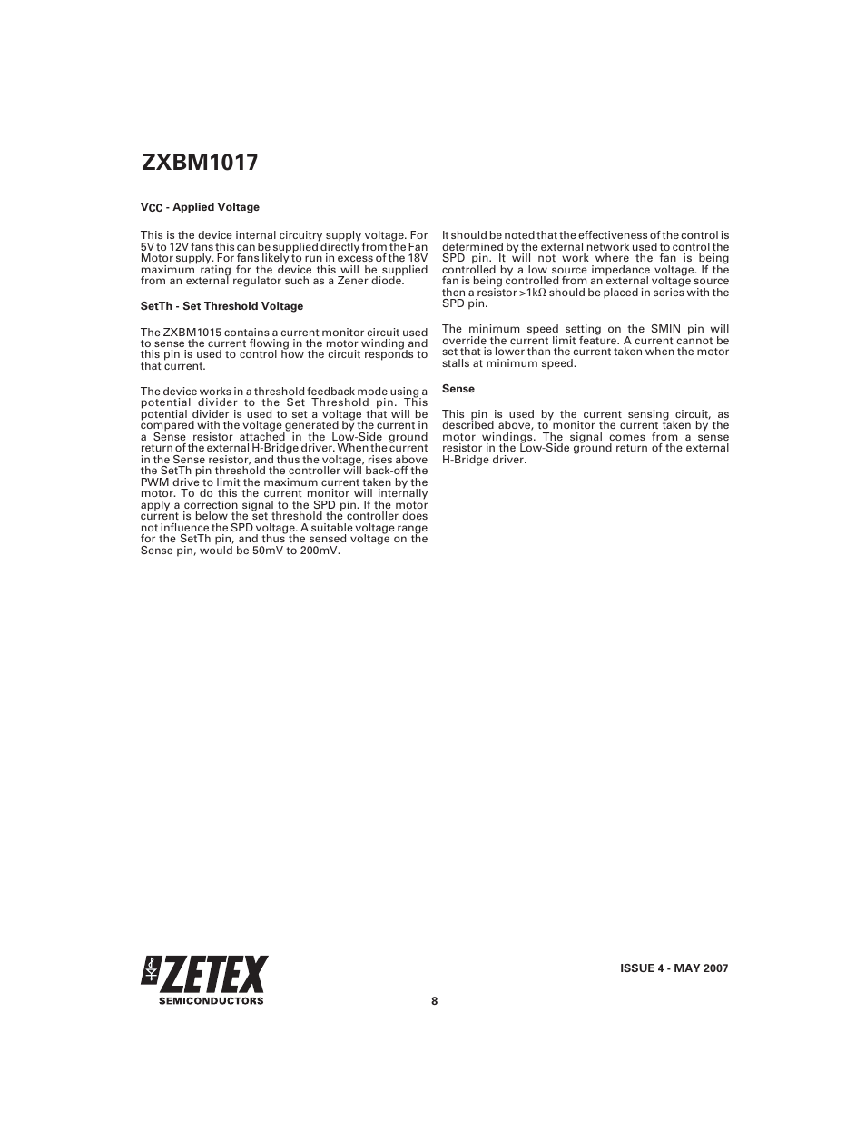 Zxbm1017 | Diodes ZXBM1017 User Manual | Page 8 / 10