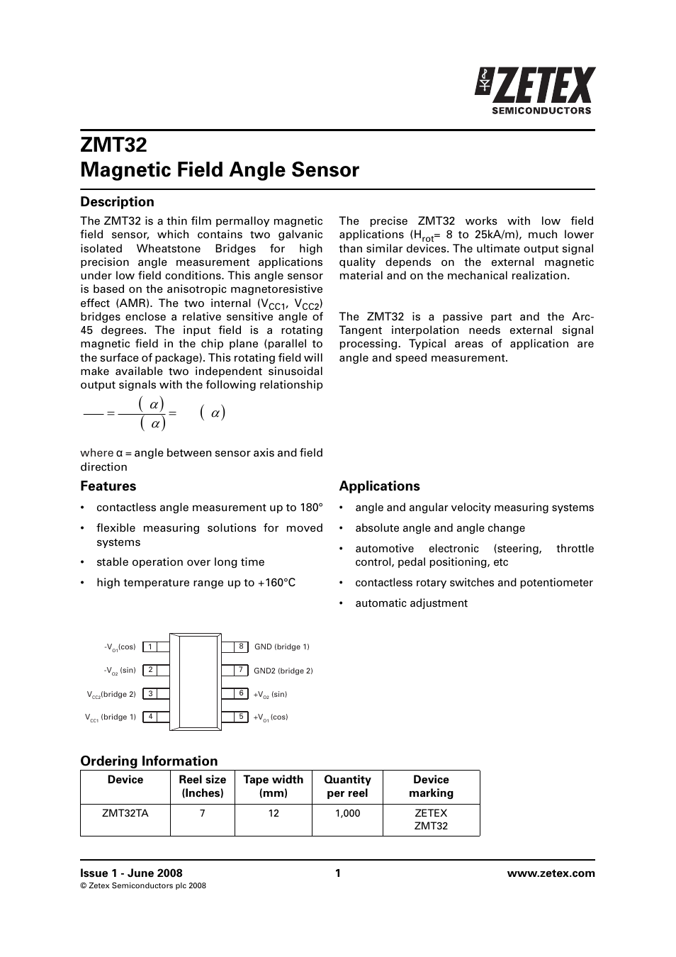 Diodes ZMT32 User Manual | 10 pages