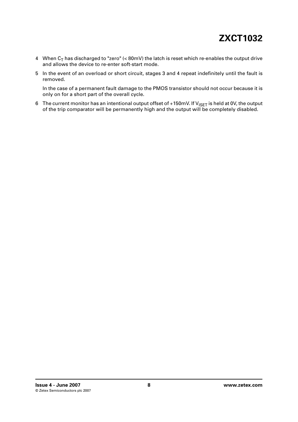 Zxct1032 | Diodes ZXCT1032 User Manual | Page 8 / 10