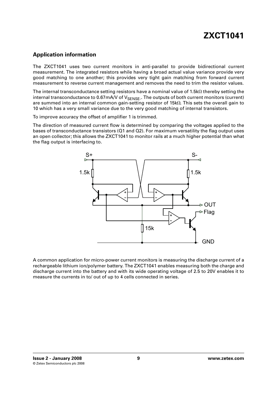 Zxct1041 | Diodes ZXCT1041 User Manual | Page 9 / 12