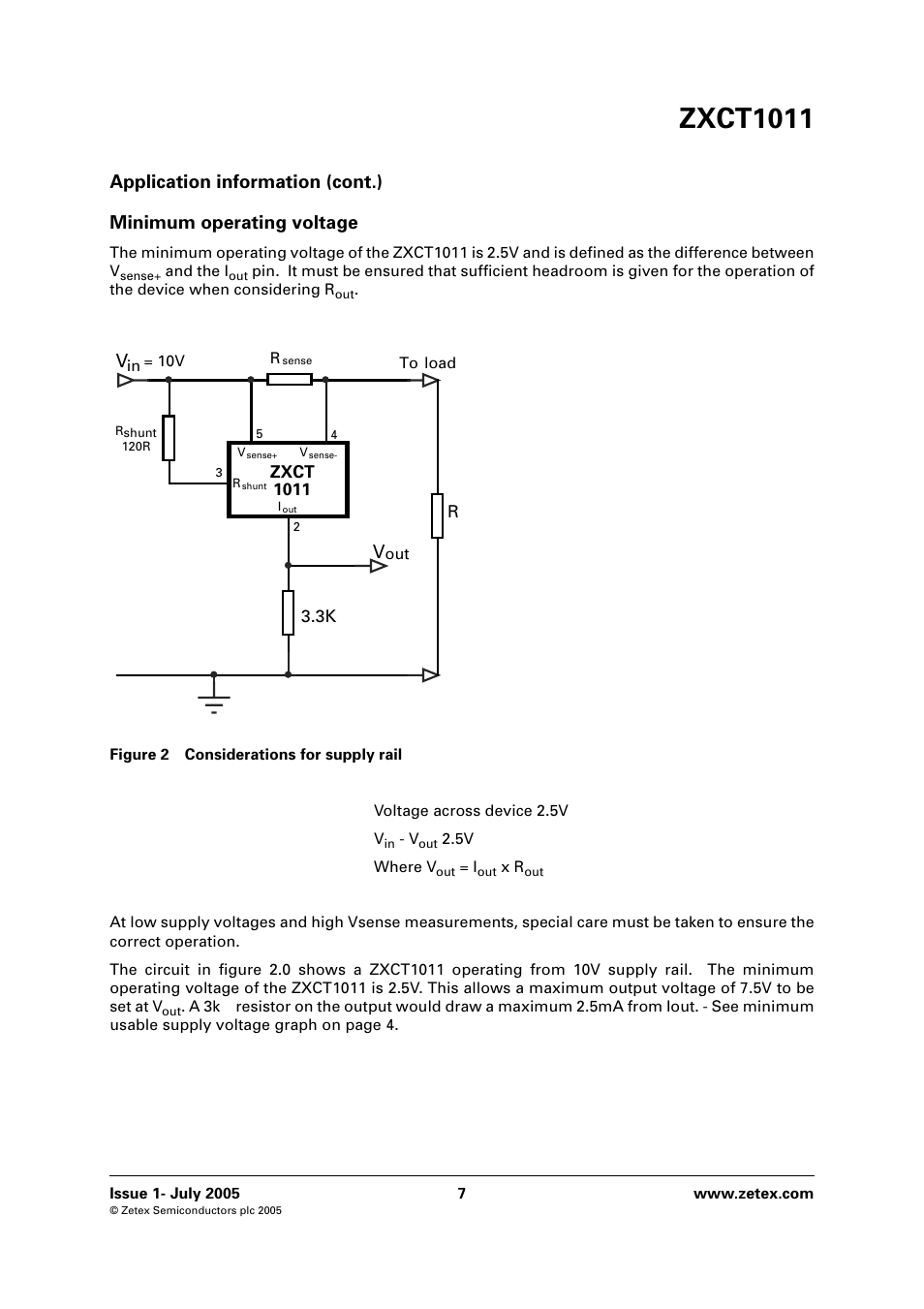 Zxct1011 | Diodes ZXCT1011 User Manual | Page 7 / 8