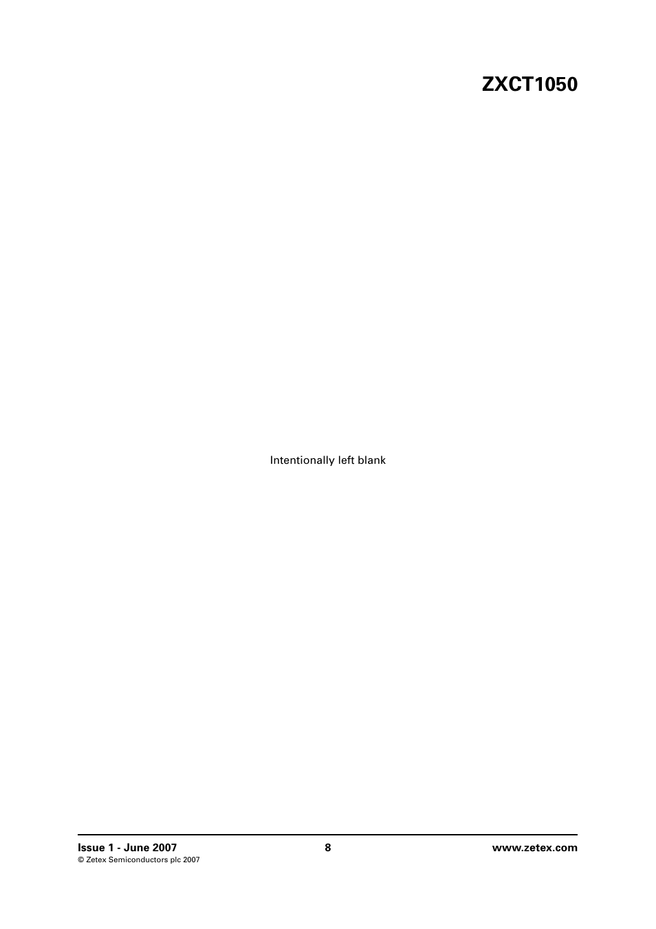 Zxct1050 | Diodes ZXCT1050 User Manual | Page 8 / 10