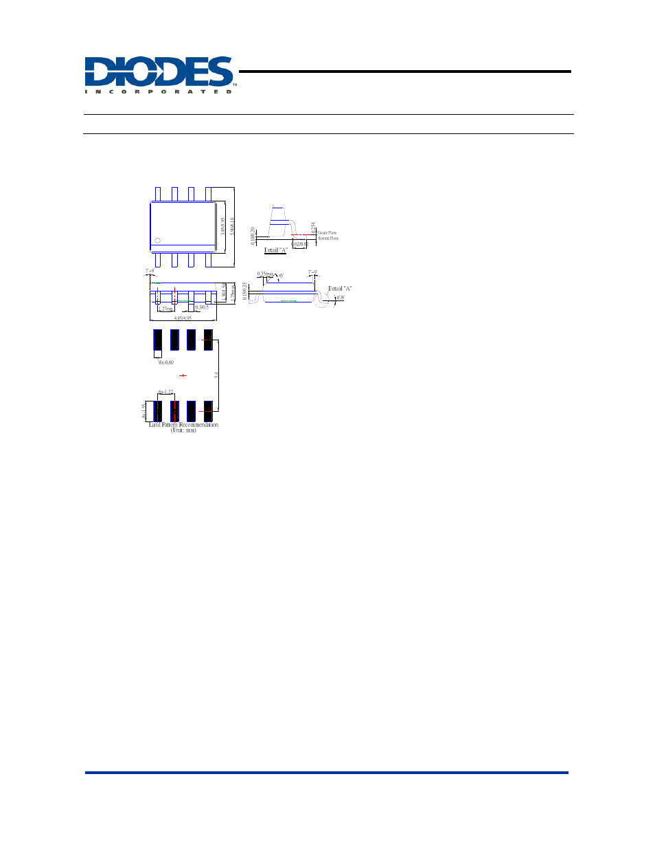 Tl072, Package information, Low noise jfet input operational amplifiers | Diodes TL072 User Manual | Page 10 / 11