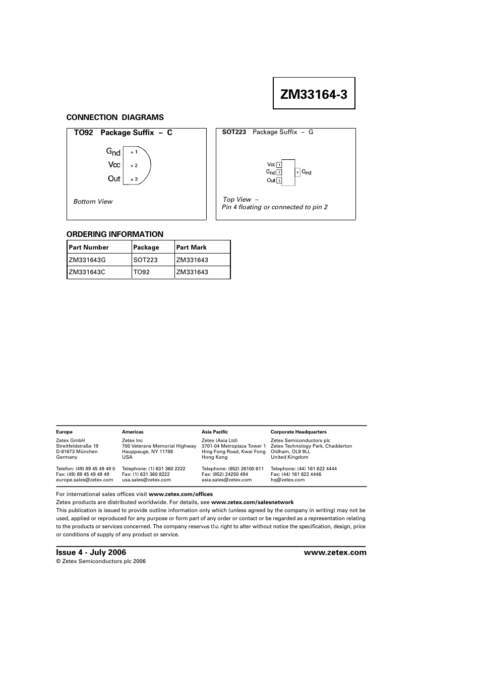 Diodes ZM33164-3 User Manual | Page 5 / 5