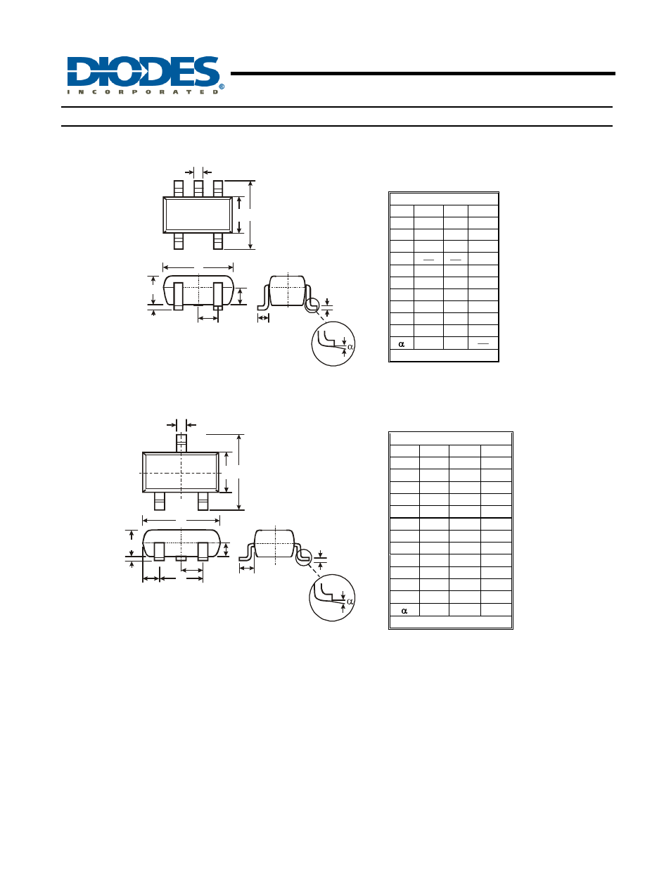 Adjustable precision shunt regulator, Package outline dimensions | Diodes TL432 User Manual | Page 12 / 14