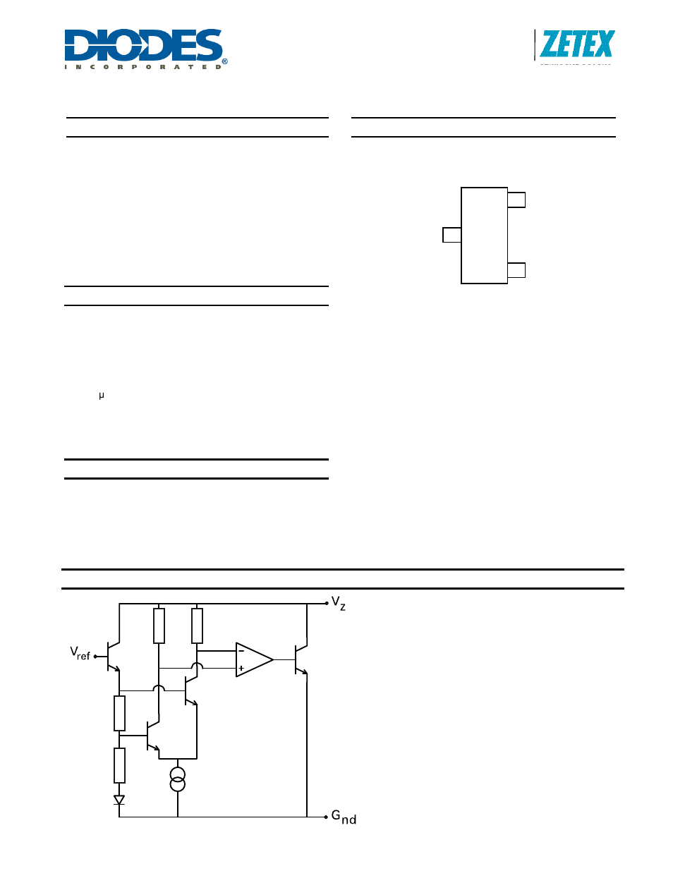 Diodes ZHT431 User Manual | 8 pages