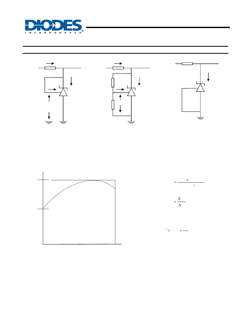 Zr431, Adjustable precision zener shunt regulator, Dc test circuits | Diodes ZR431 User Manual | Page 3 / 9