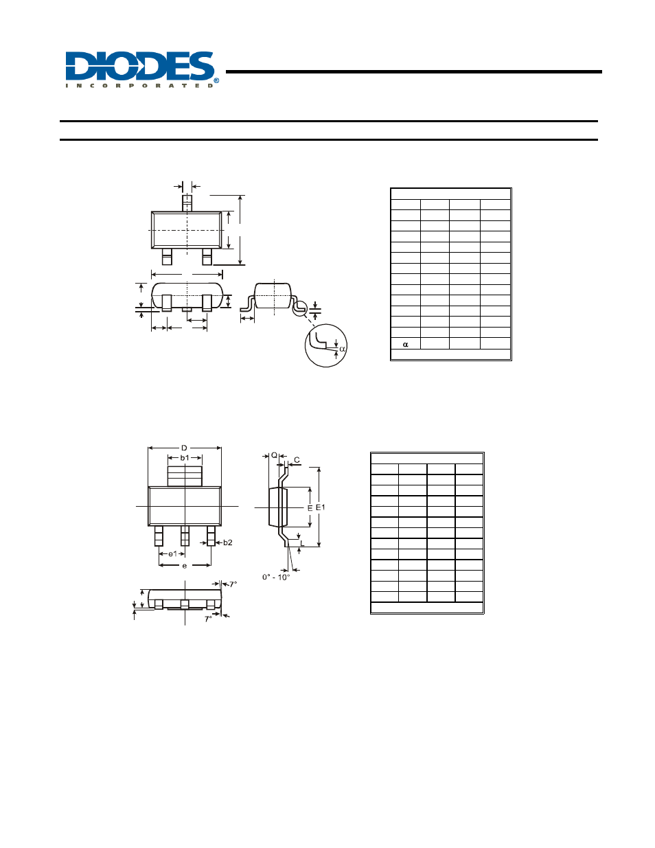 Zr431, Adjustable precision zener shunt regulator, Package outline dimensions | Diodes ZR431 User Manual | Page 8 / 9