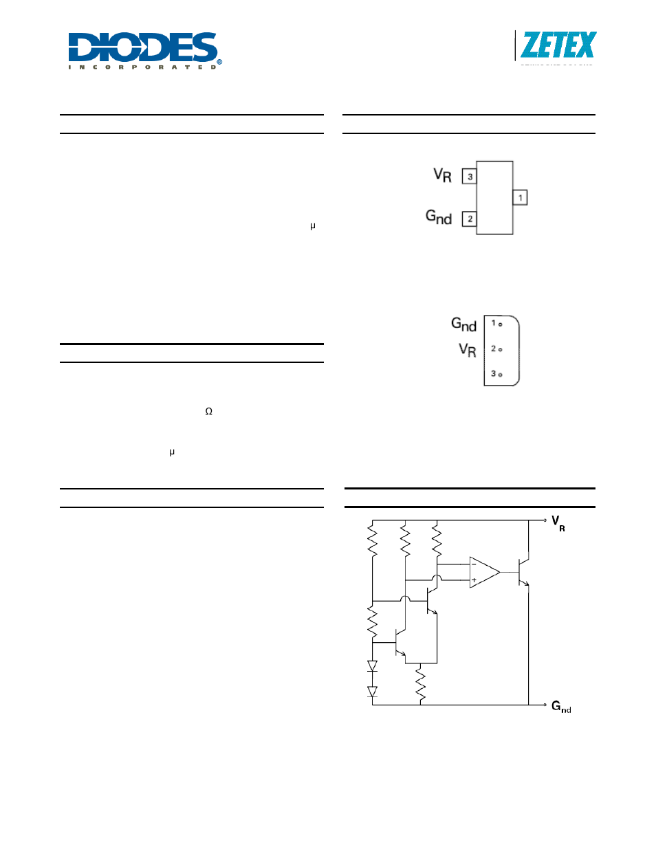 Diodes ZR4040-4.1 User Manual | 5 pages