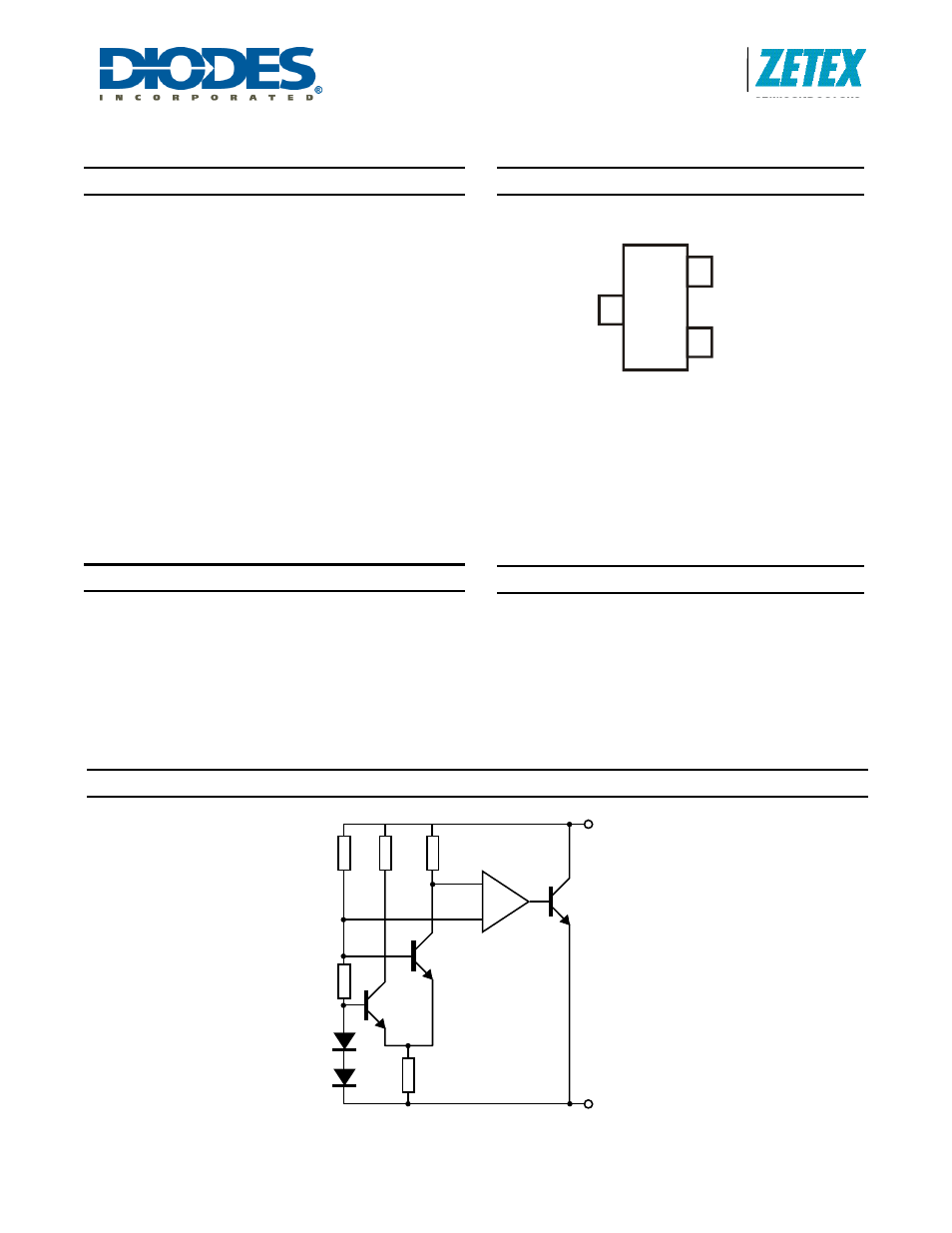 Diodes ZRB500 User Manual | 5 pages