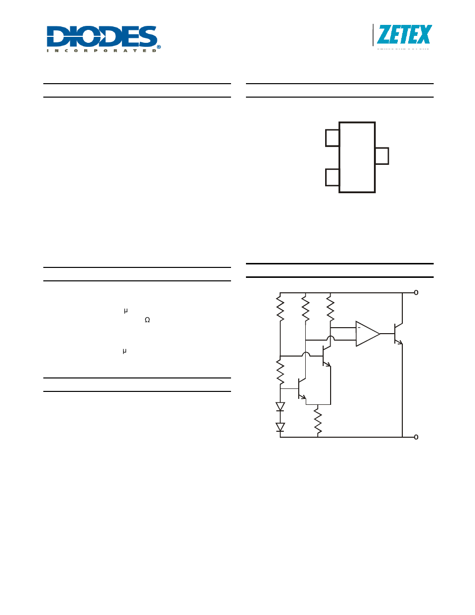 Diodes ZRC330 User Manual | 5 pages