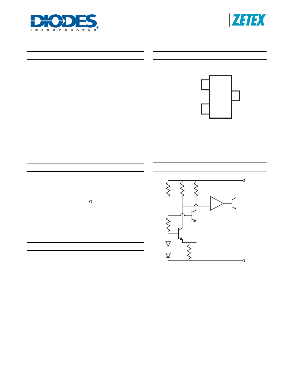 Diodes ZRC500 User Manual | 5 pages