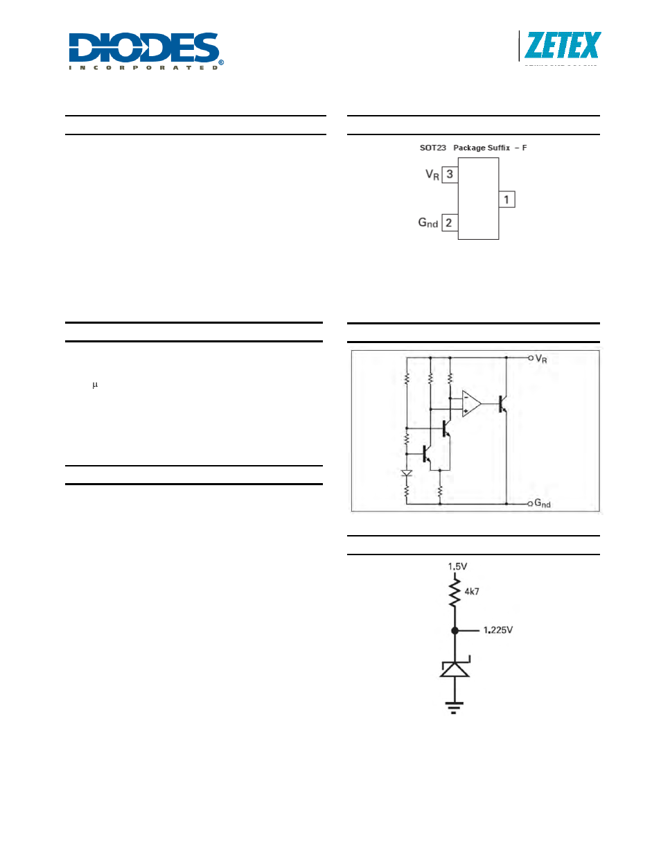 Diodes ZXRE4041 User Manual | 5 pages