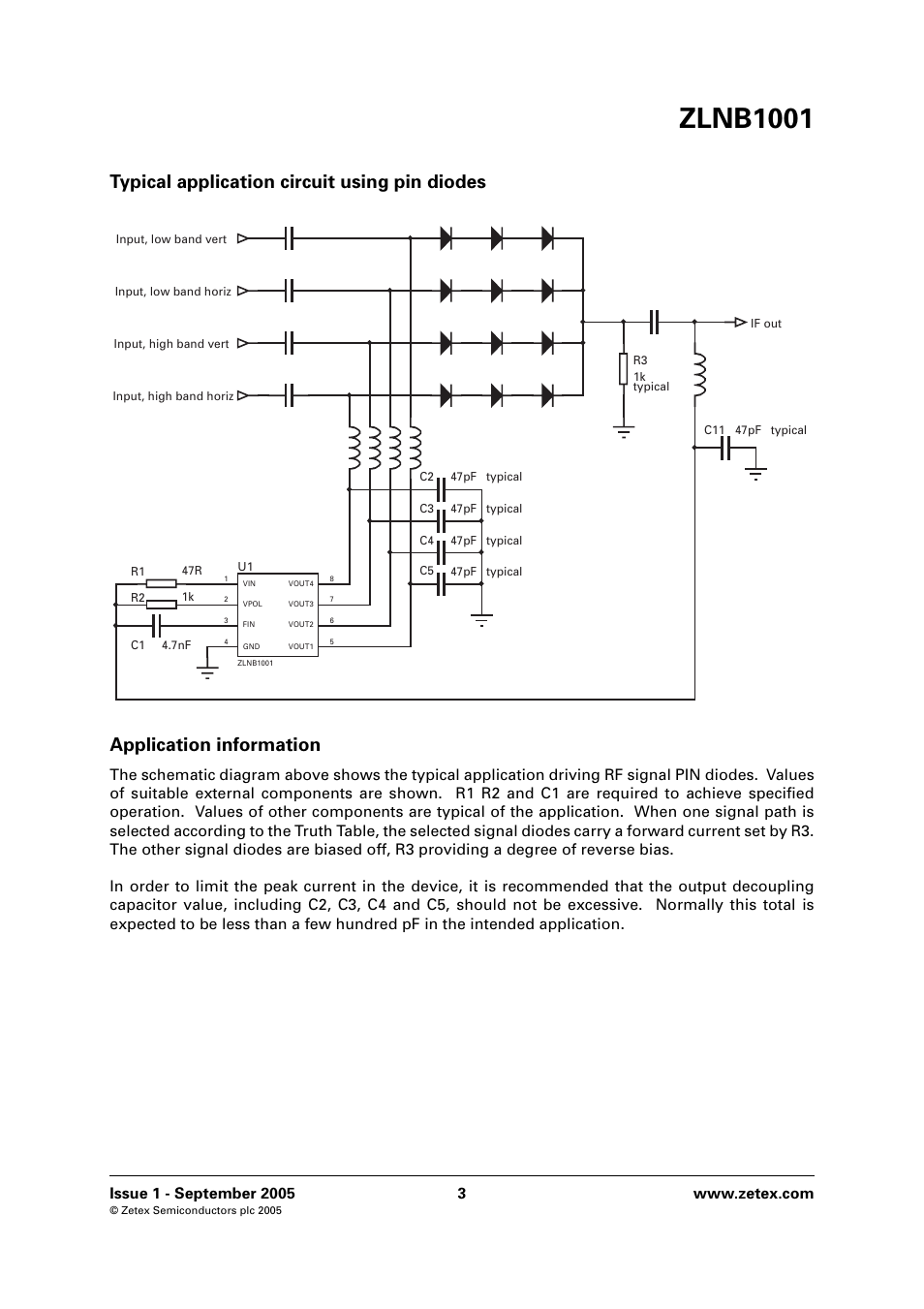 Zlnb1001 | Diodes ZLNB1001 User Manual | Page 3 / 4