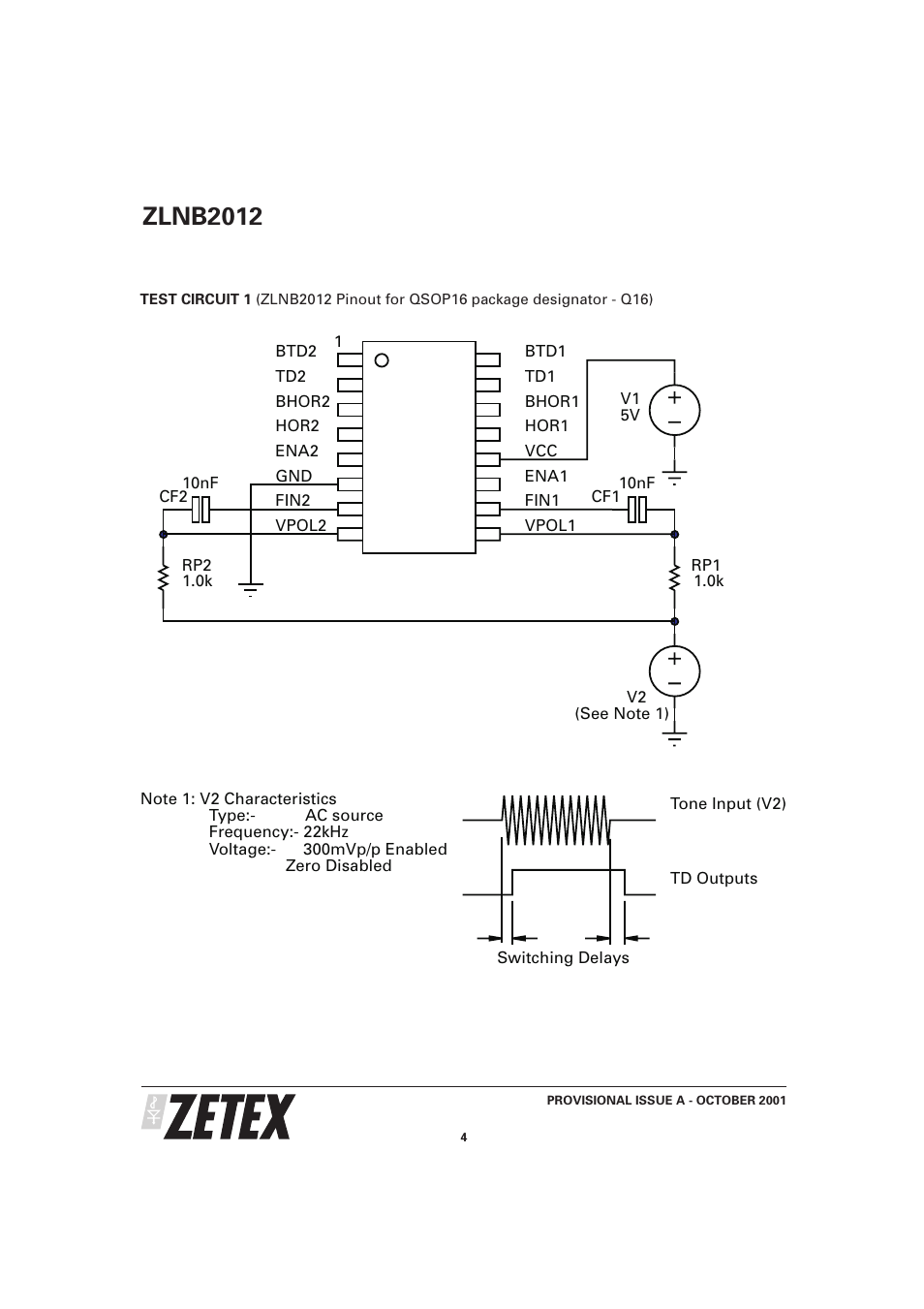 Zlnb2012 | Diodes ZLNB2012 User Manual | Page 4 / 8