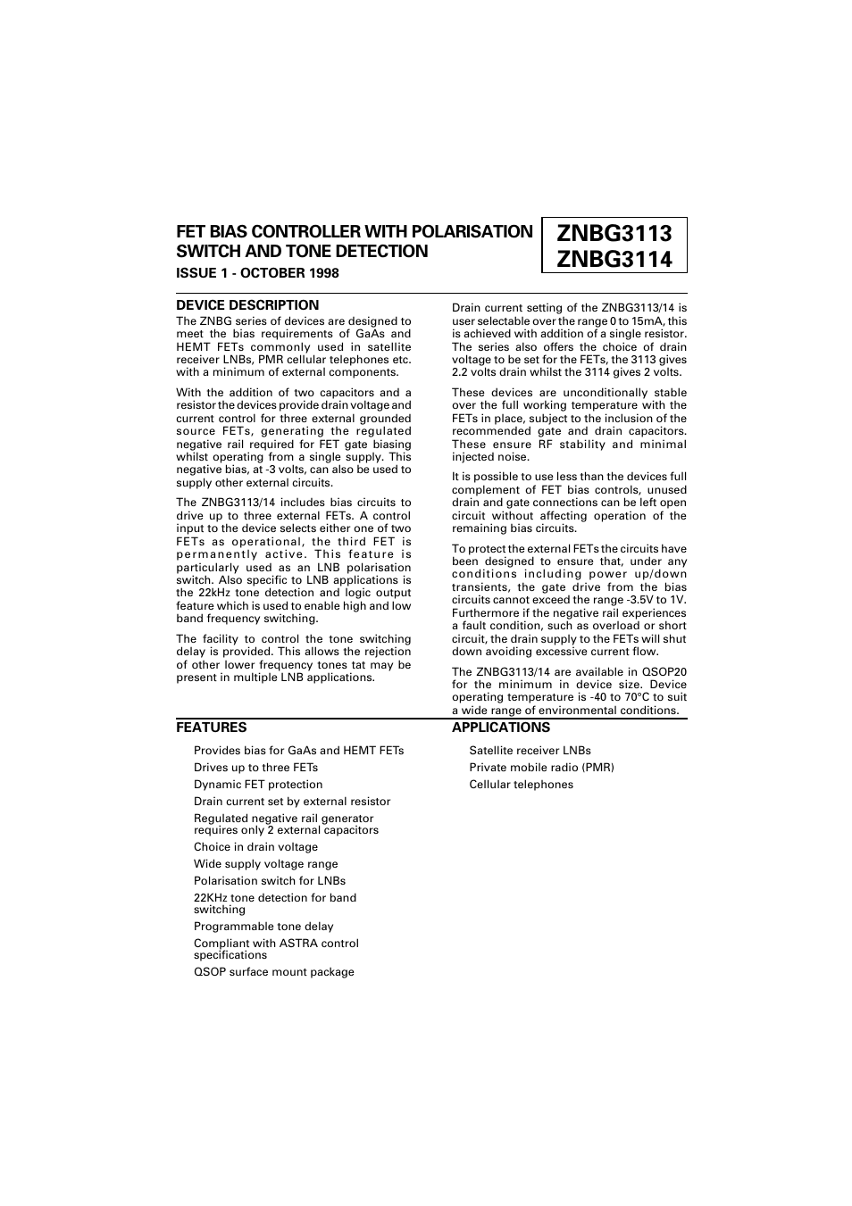 Diodes ZNBG3114 User Manual | 17 pages