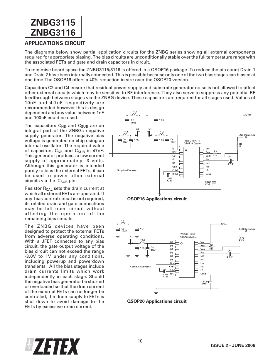 Diodes ZNBG3116 User Manual | Page 10 / 15