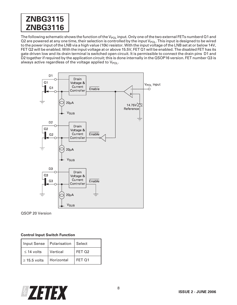 Diodes ZNBG3116 User Manual | Page 8 / 15