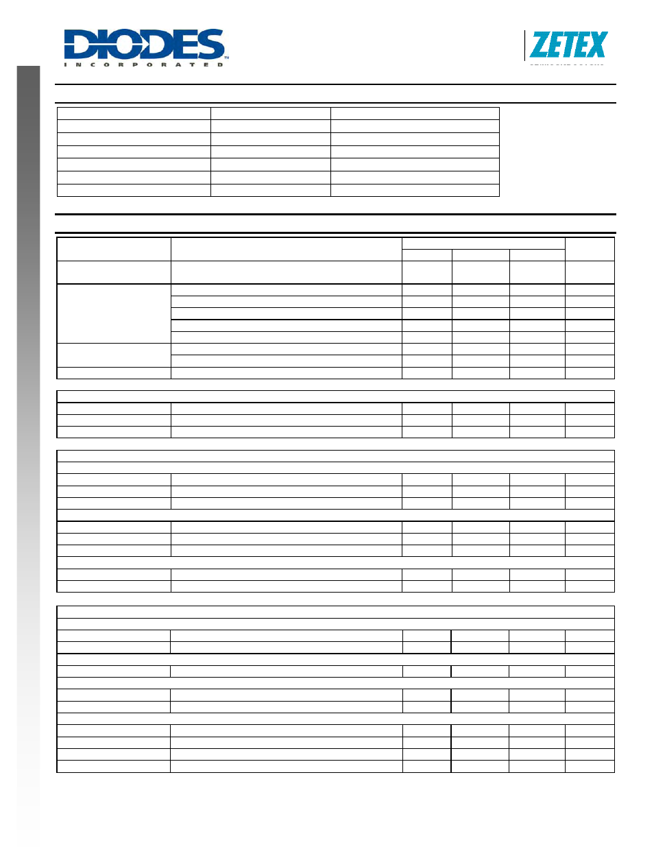 Znbg3118, New prod uc t, Maximum ratings | Electrical characteristics | Diodes ZNBG3118 User Manual | Page 3 / 10