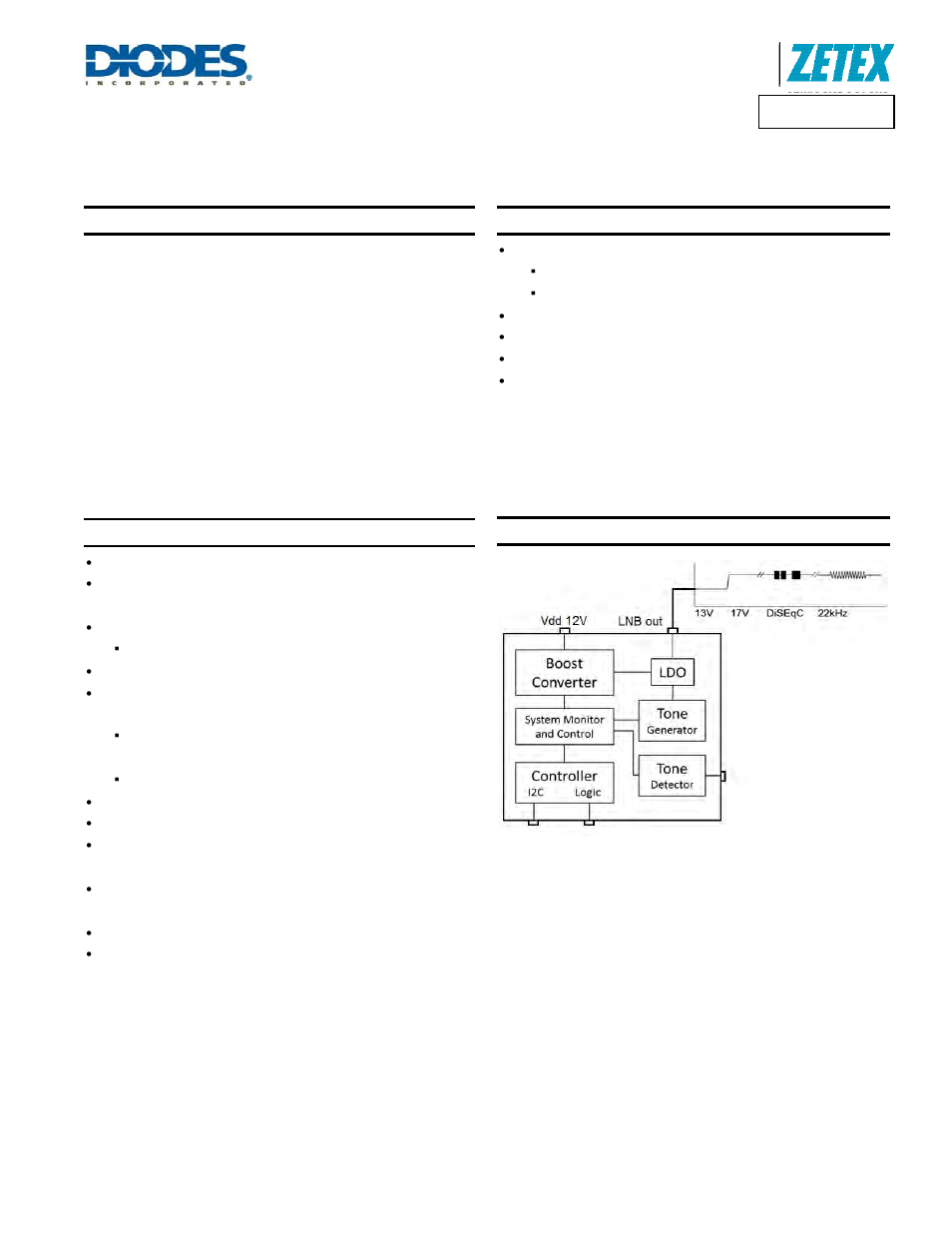 Diodes ZLPM8011 User Manual | 3 pages