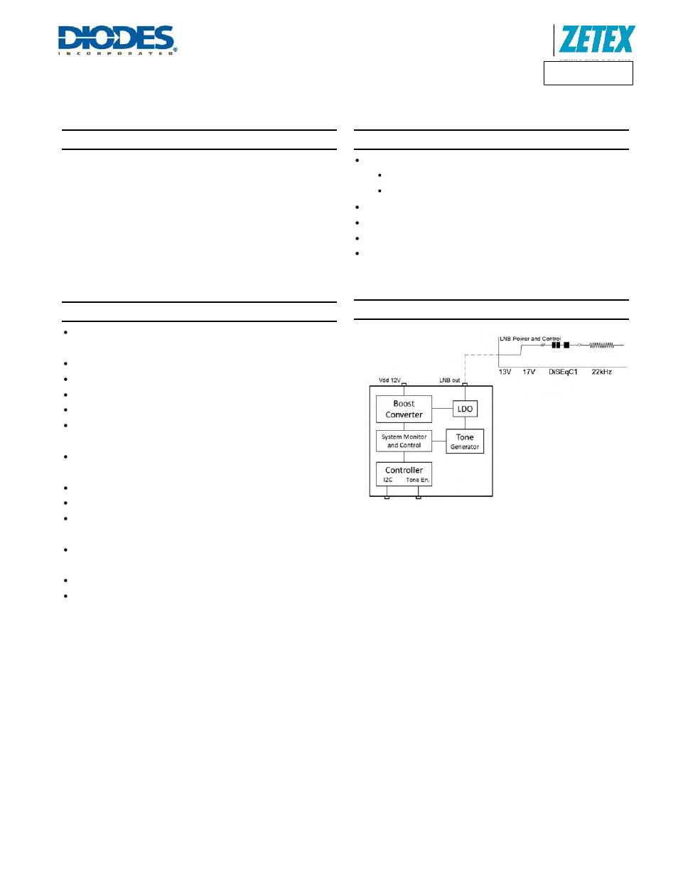 Diodes ZLPM8012 User Manual | 3 pages
