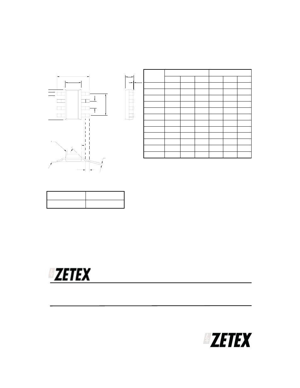Zds1009, Package dimensions ordering information | Diodes ZDS1009 User Manual | Page 5 / 5