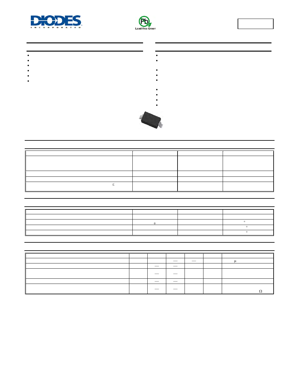 Diodes 1N6263W User Manual | 3 pages