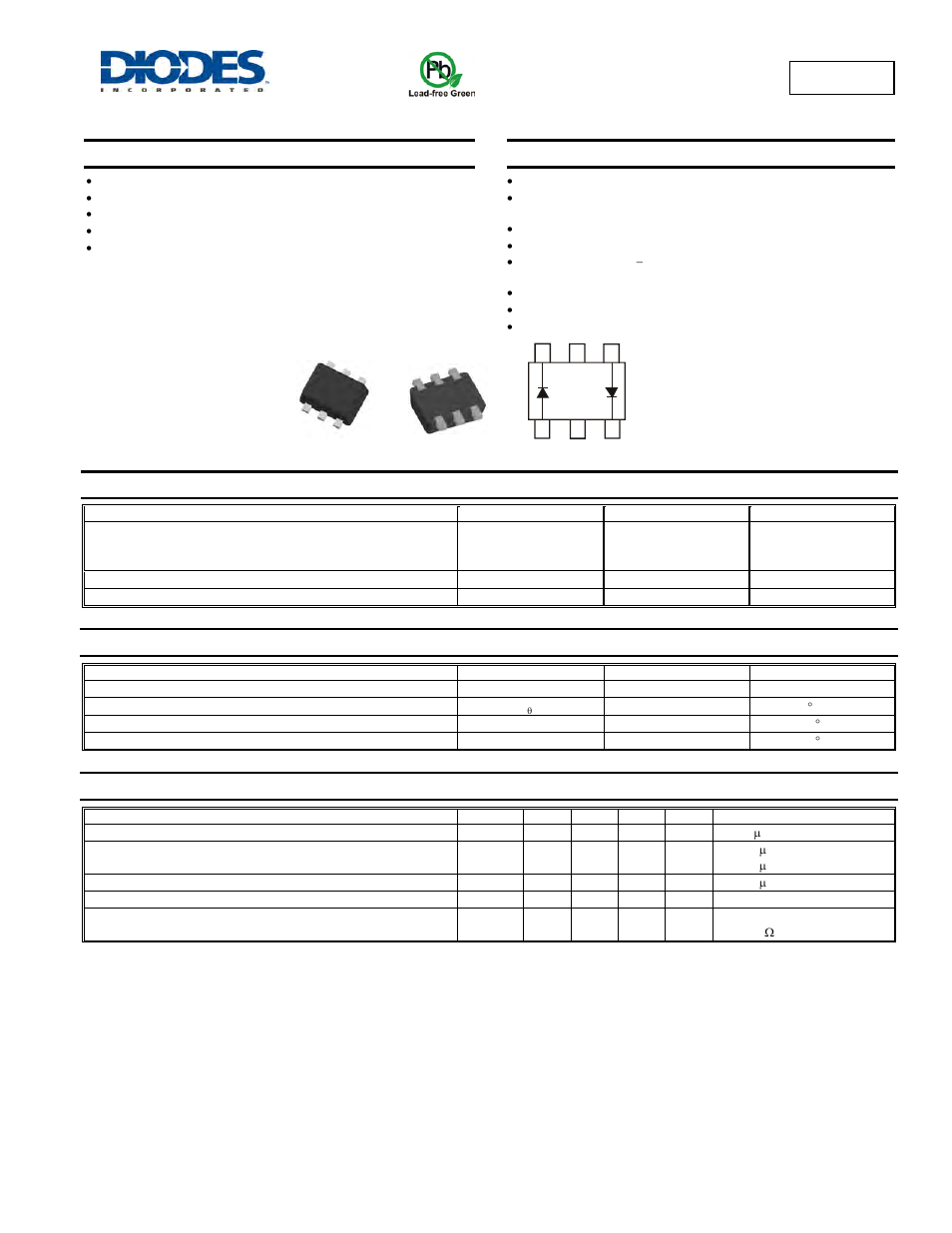 Diodes BAS40V User Manual | 3 pages