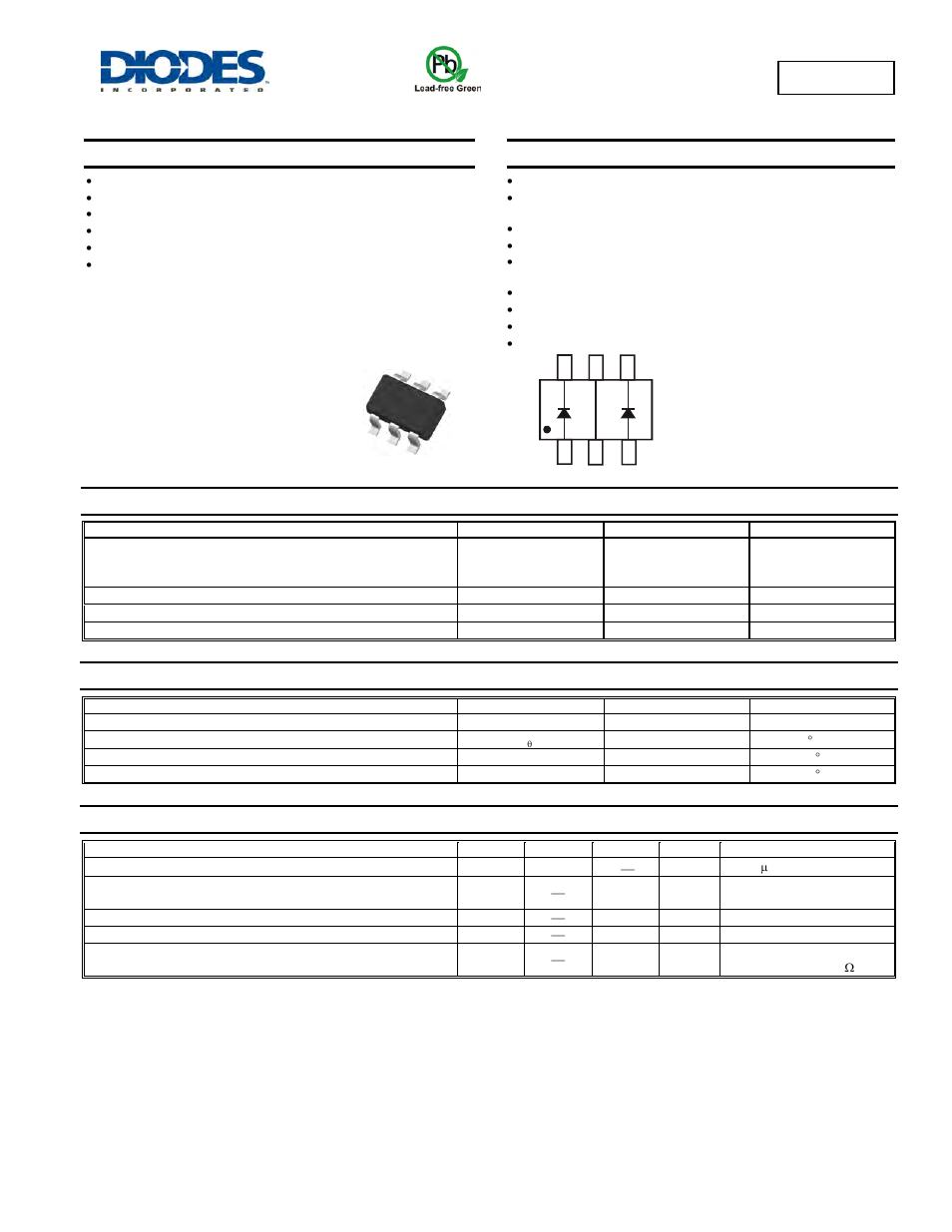 Diodes BAS70JW User Manual | 3 pages