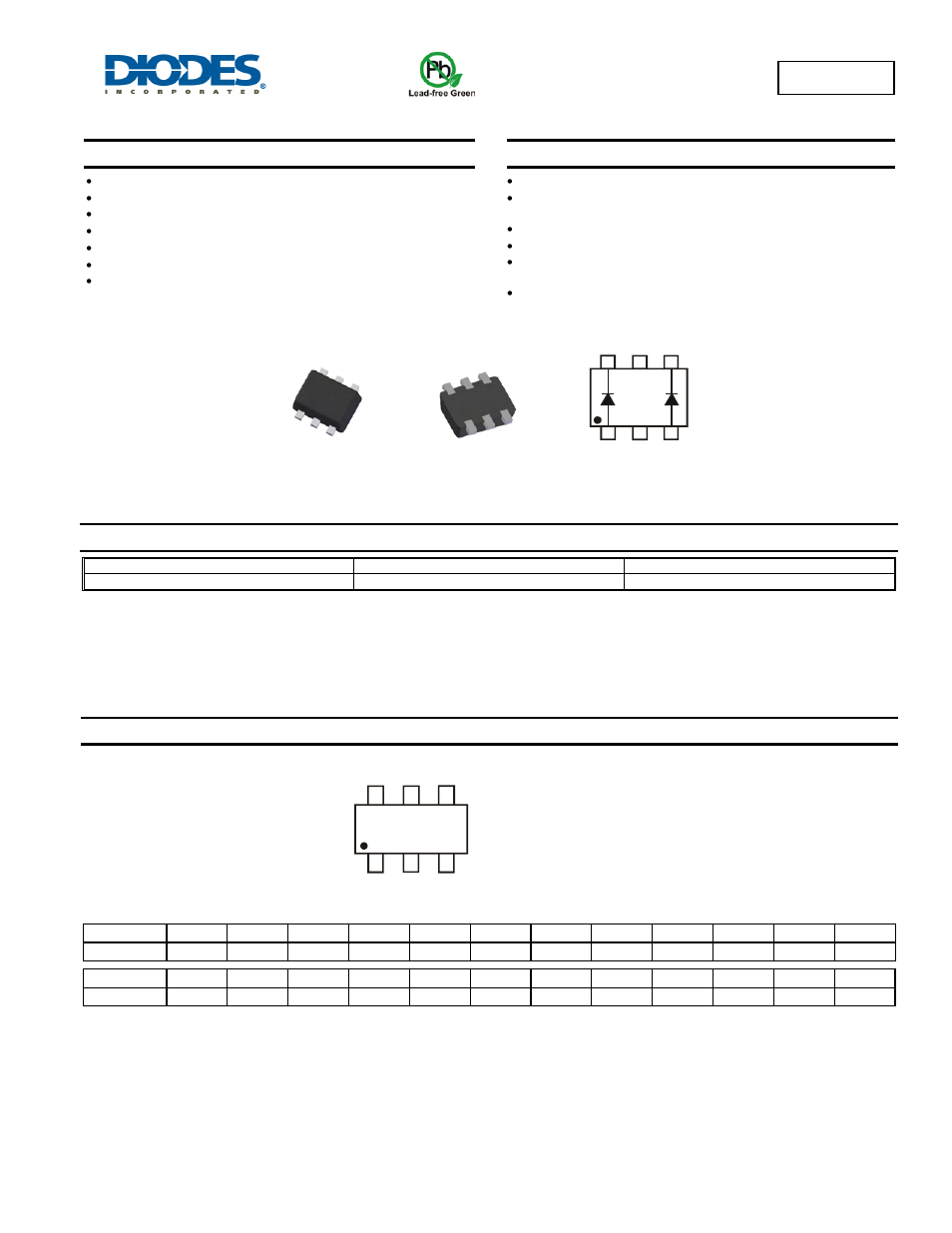 Diodes BAT40VC User Manual | 4 pages