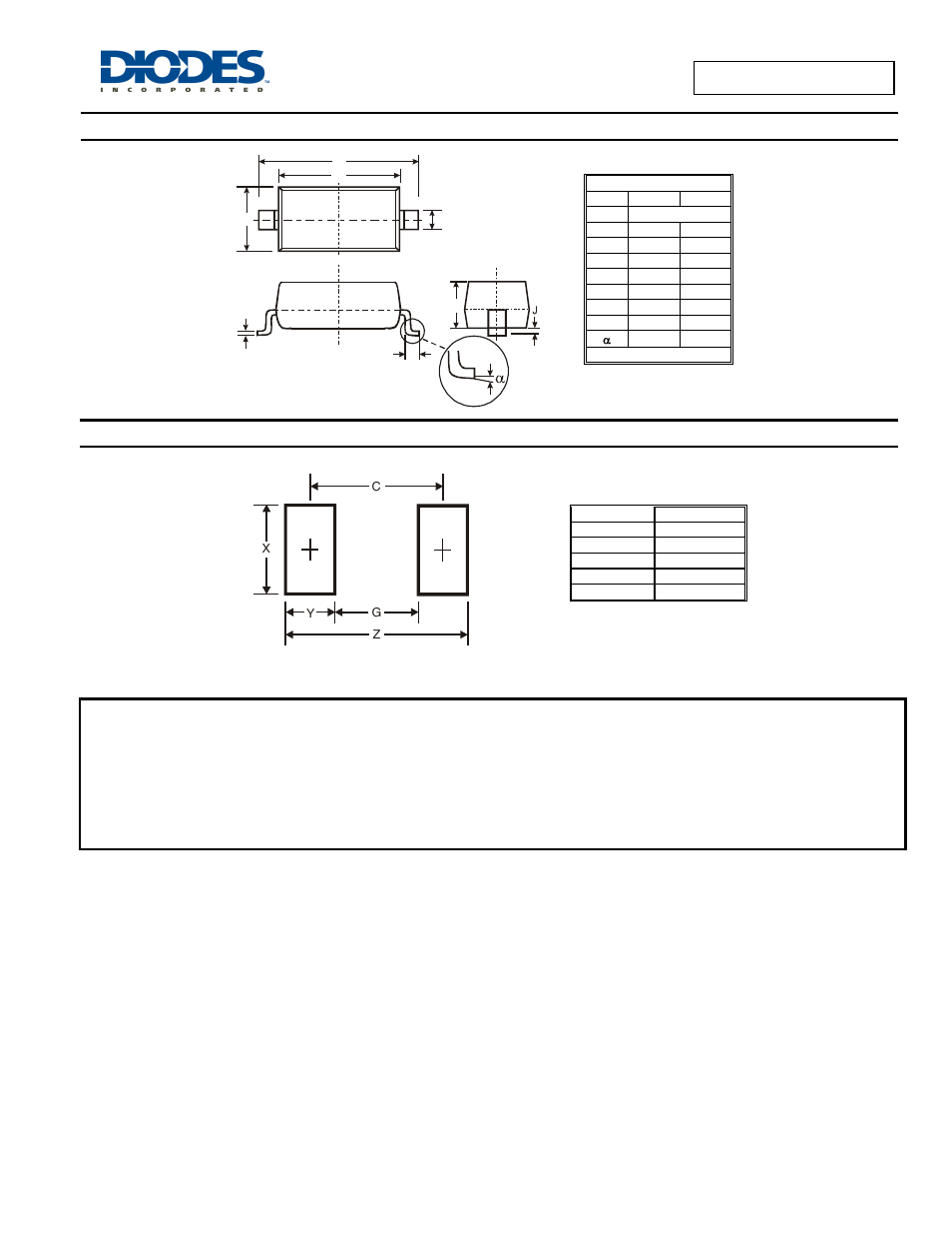 Package outline dimensions, Suggested pad layout, Bat42w / bat43w | Diodes BAT43W User Manual | Page 3 / 3