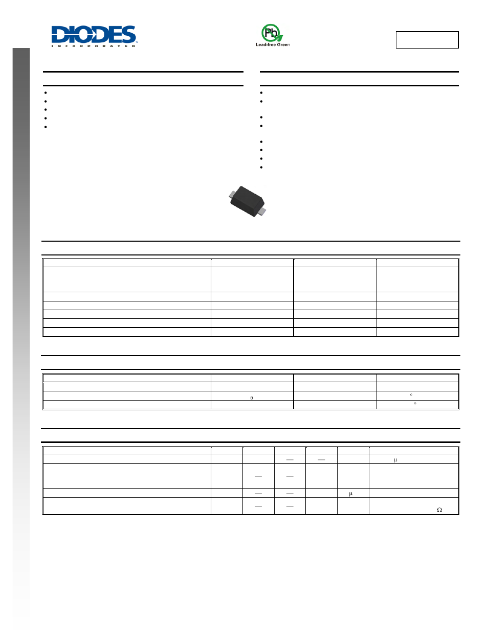 Diodes BAT54WT User Manual | 4 pages