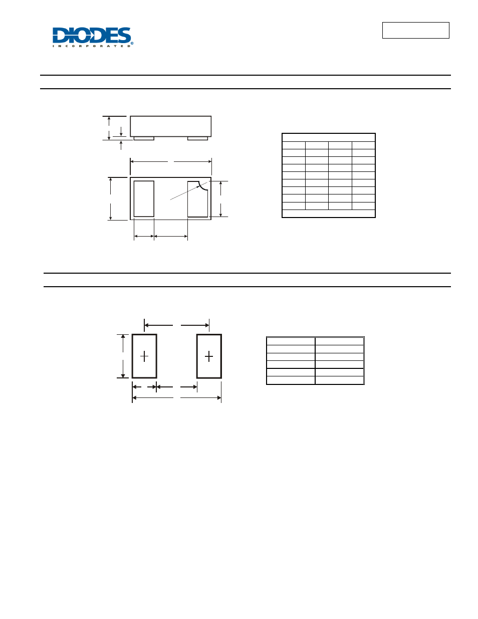 Package outline dimensions, Suggested pad layout | Diodes 1N4448HLP User Manual | Page 4 / 5
