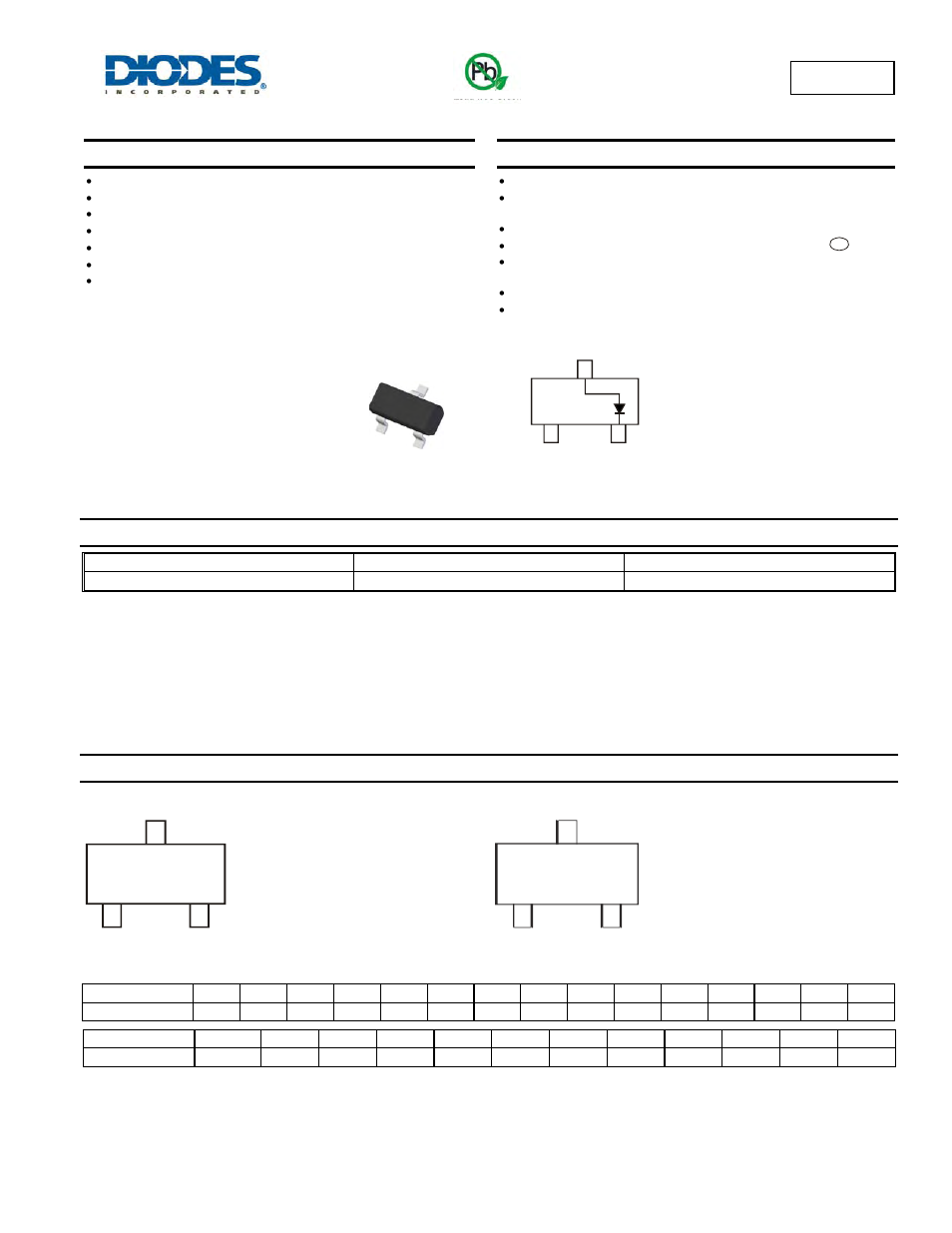 Diodes BAL99 User Manual | 4 pages