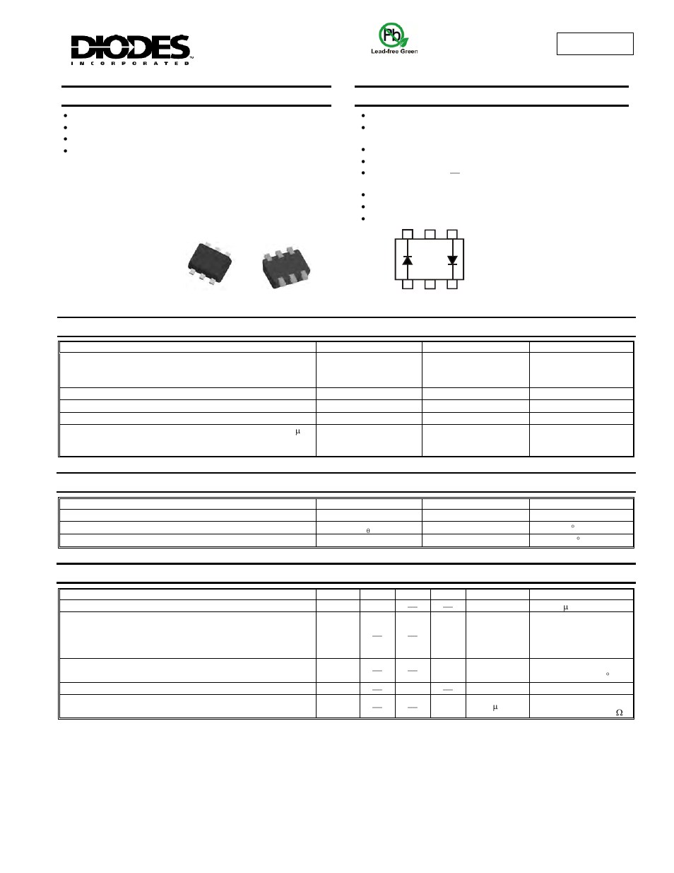 Diodes BAS116V User Manual | 3 pages