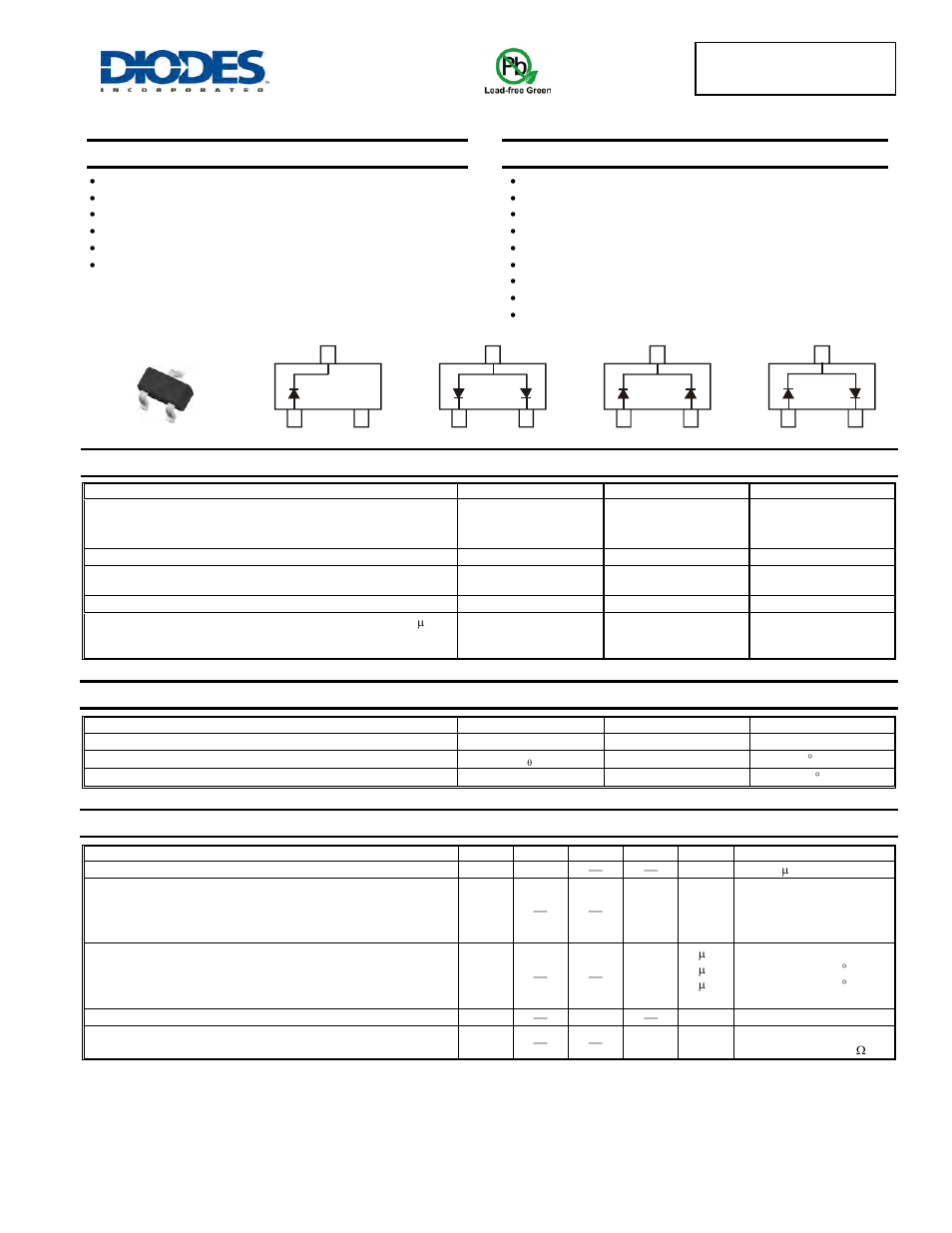 Diodes BAV99T User Manual | 3 pages