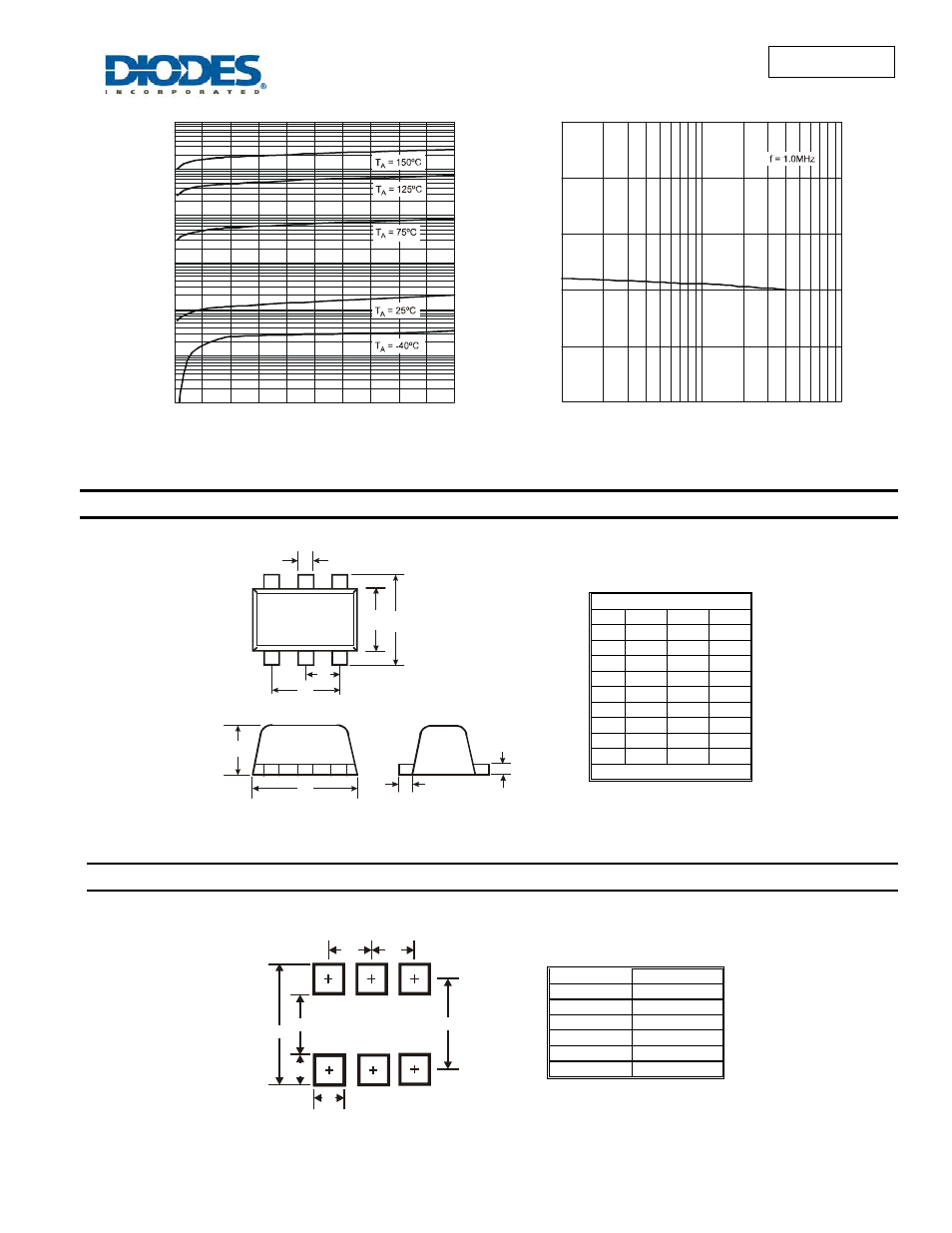 Bas16vv, Package outline dimensions, Suggested pad layout | Diodes BAS16VV User Manual | Page 3 / 4