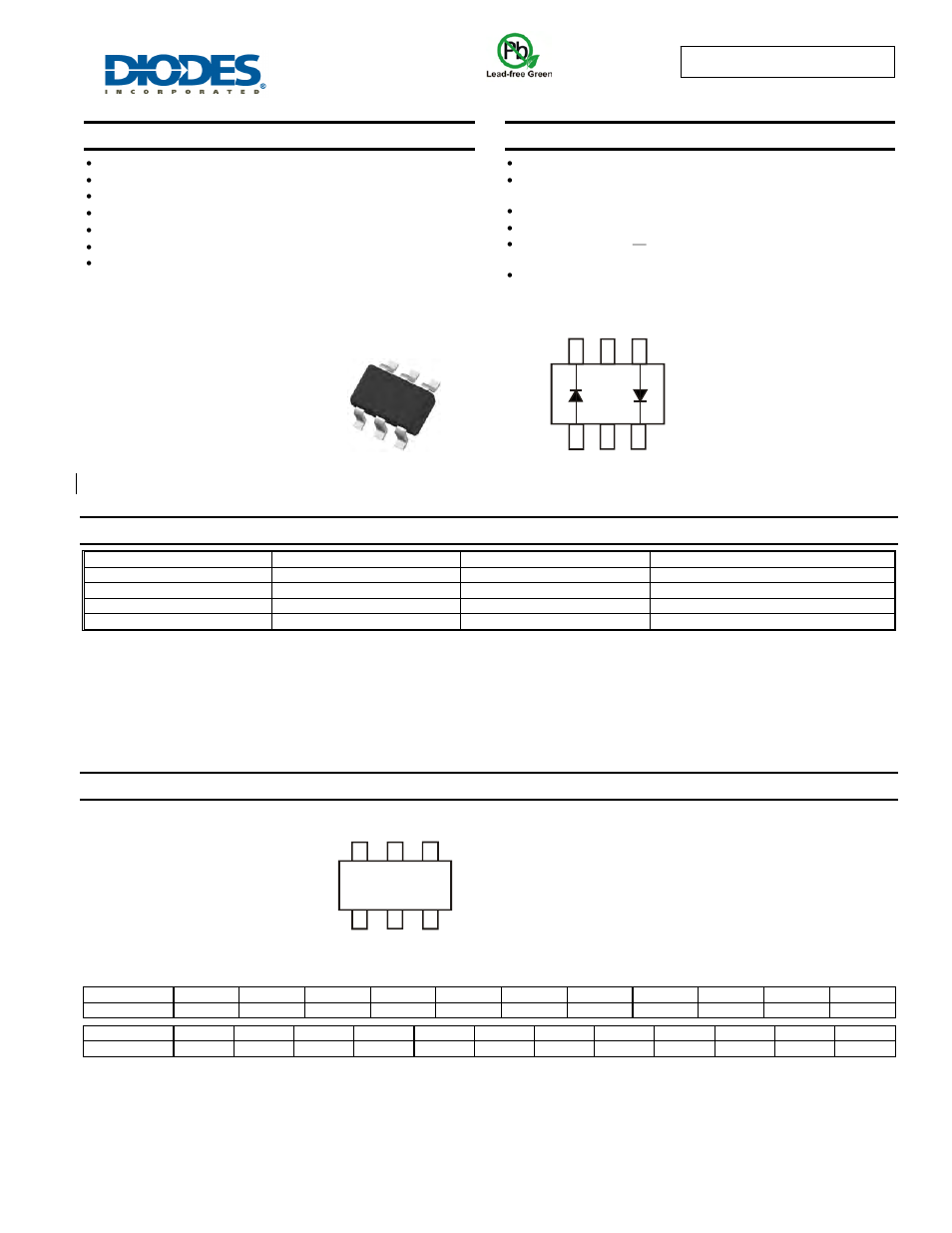 Diodes BAS20DW-BAS21DW User Manual | 4 pages