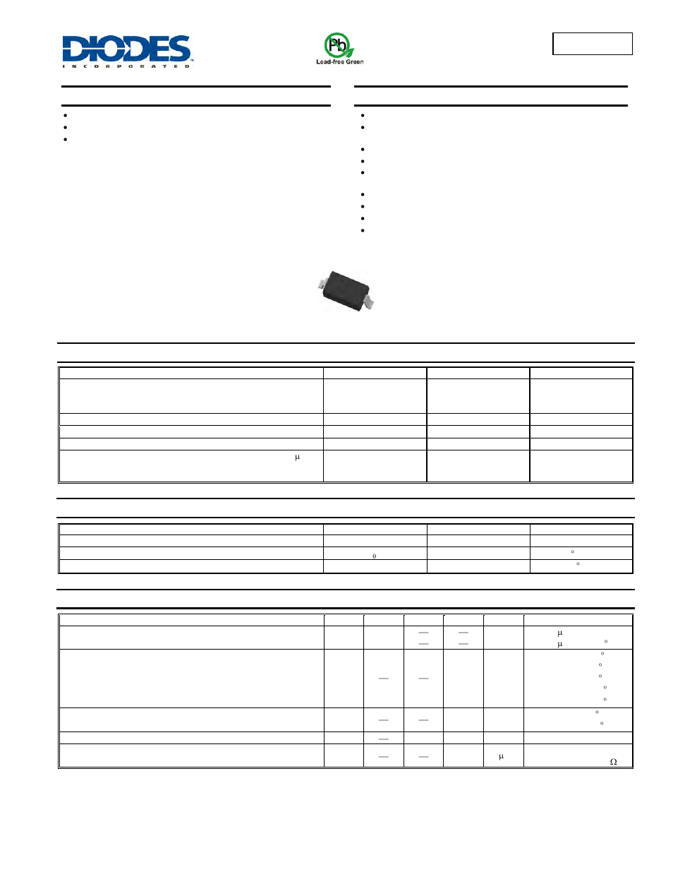 Diodes BAV116W User Manual | 3 pages