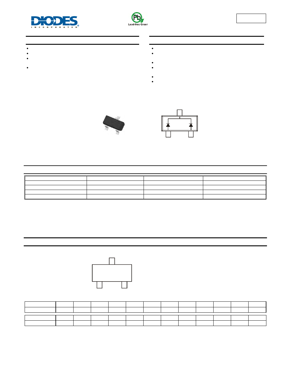 Diodes BAV170 User Manual | 4 pages