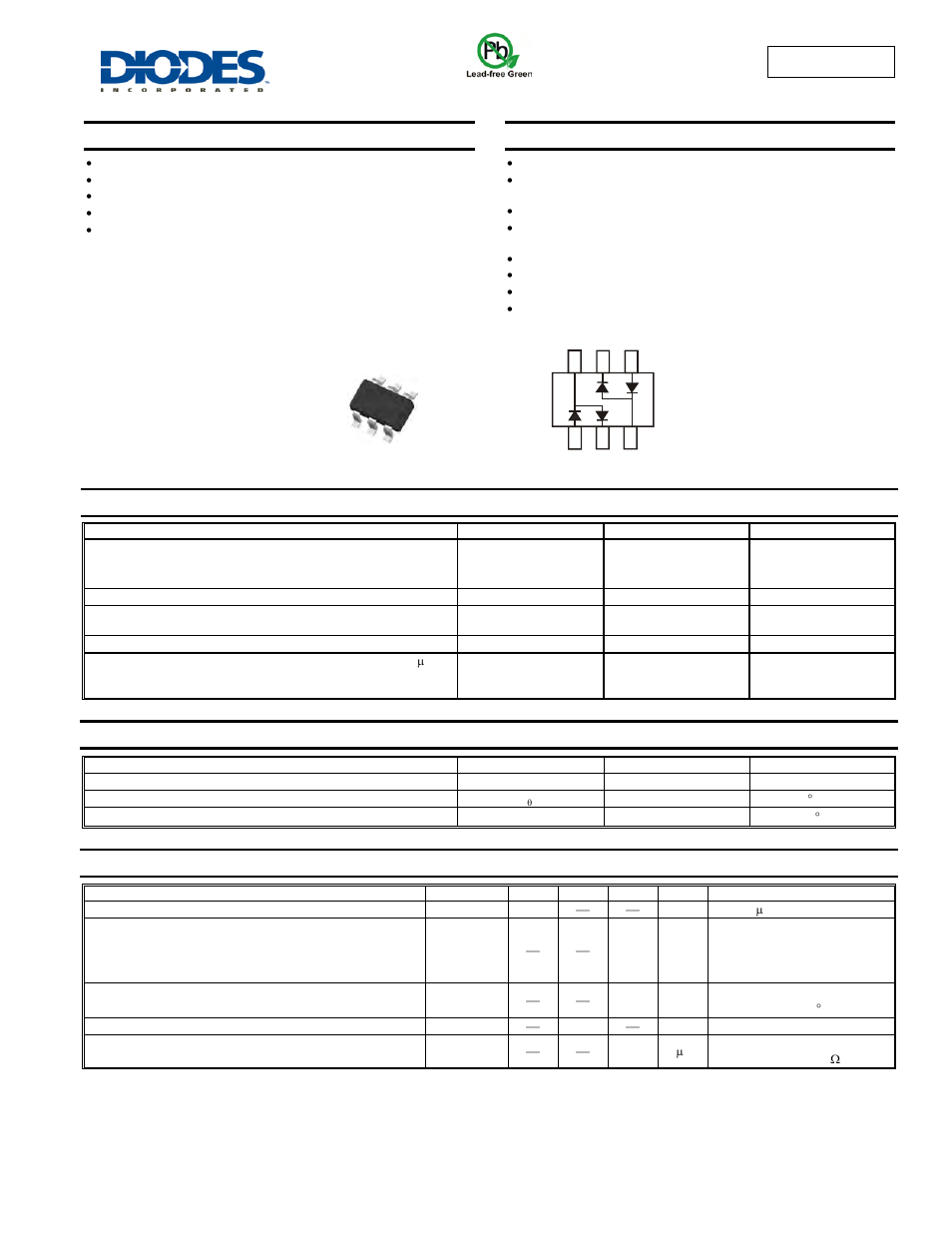 Diodes BAV199DW User Manual | 4 pages