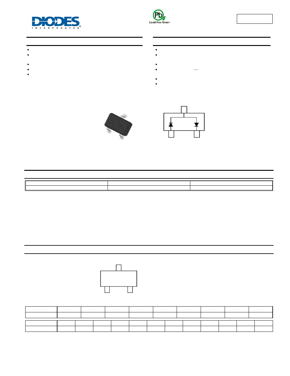 Diodes BAV199W User Manual | 4 pages