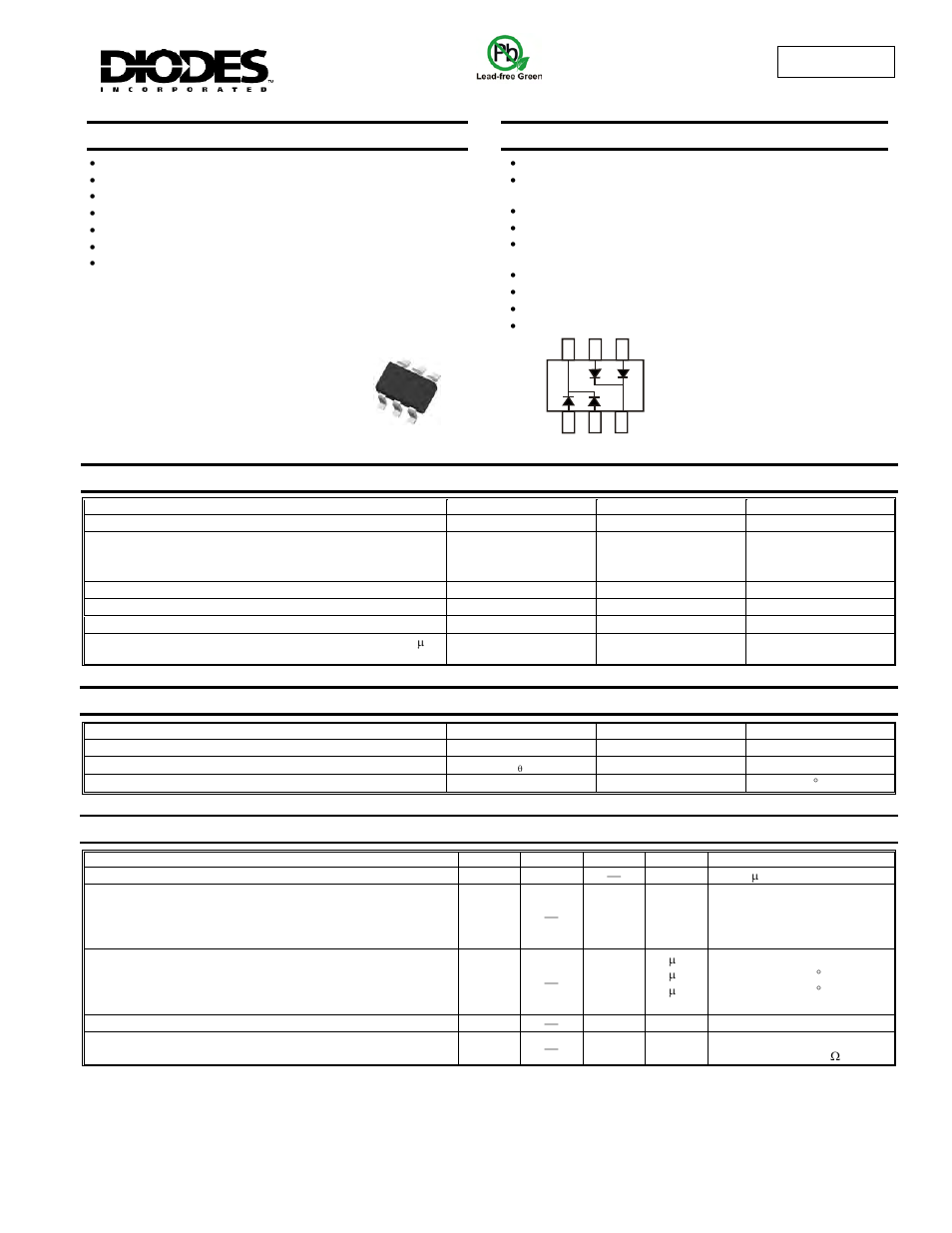 Diodes BAV70DW User Manual | 3 pages