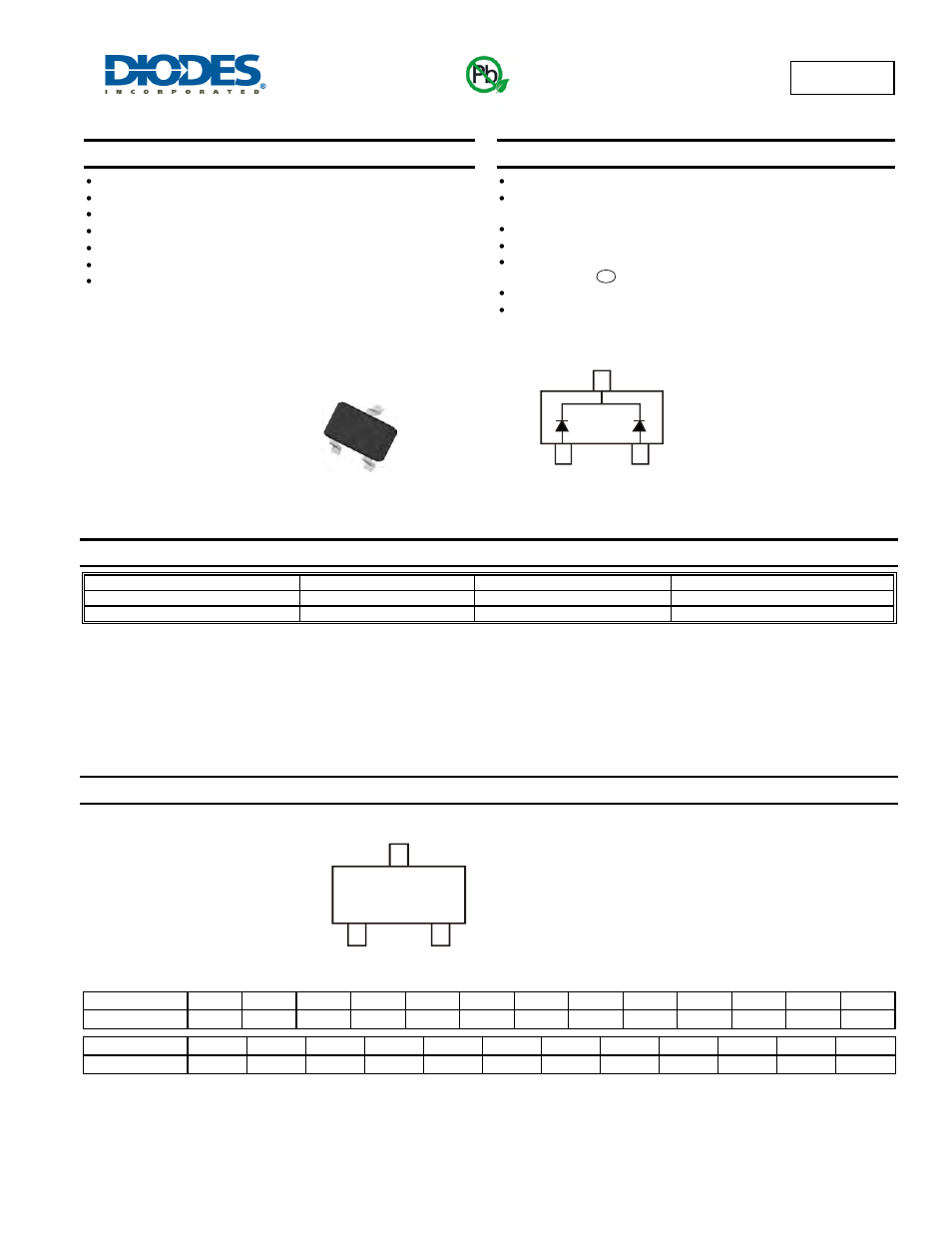Diodes BAV70W User Manual | 5 pages