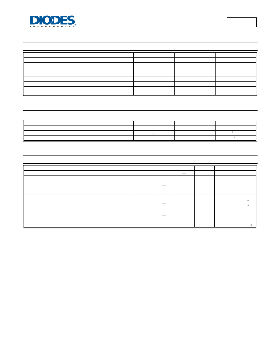 Maximum ratings, Thermal characteristics, Electrical characteristics | Bav70w | Diodes BAV70W User Manual | Page 2 / 5