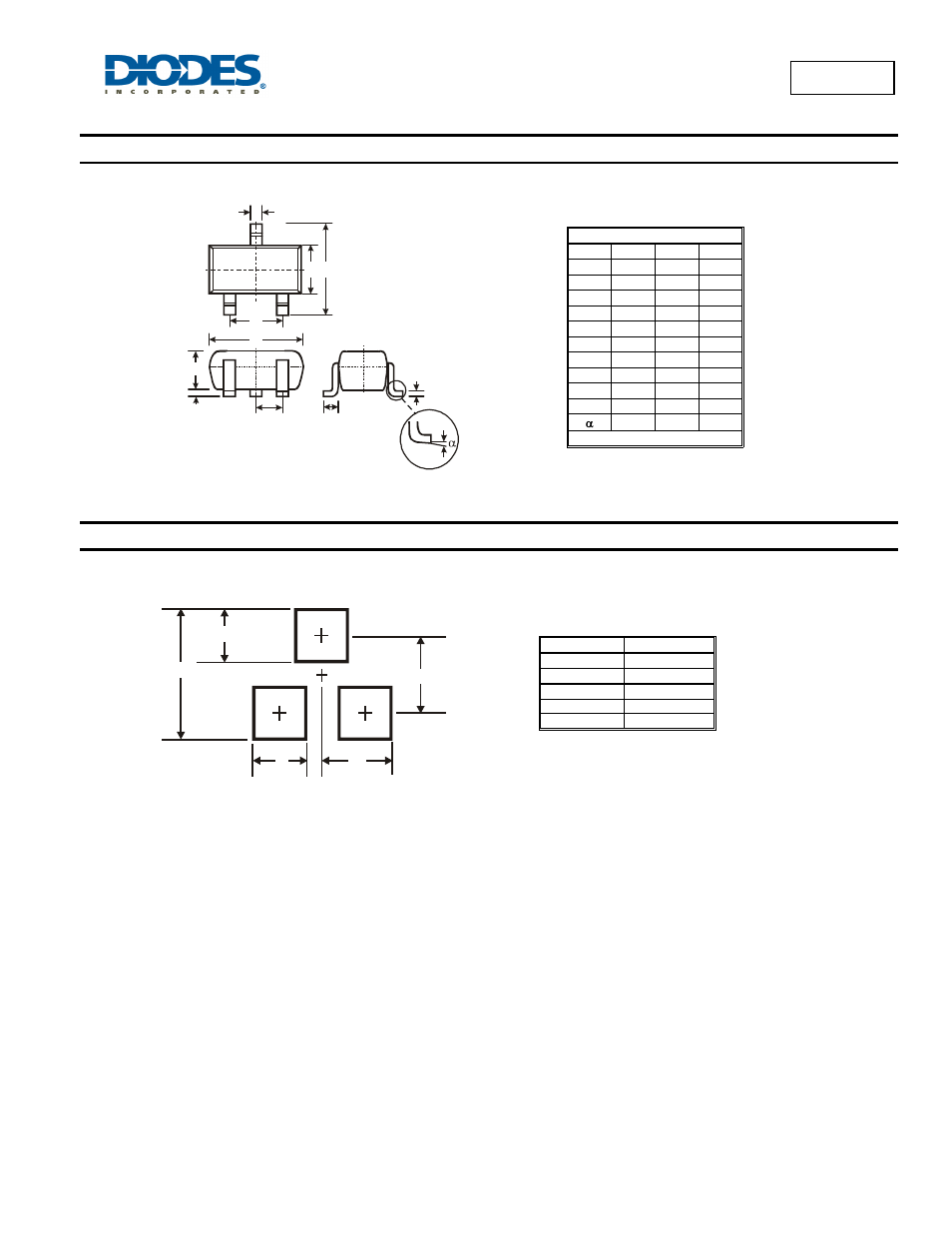 Bav70w, Package outline dimensions, Suggested pad layout | Diodes BAV70W User Manual | Page 4 / 5