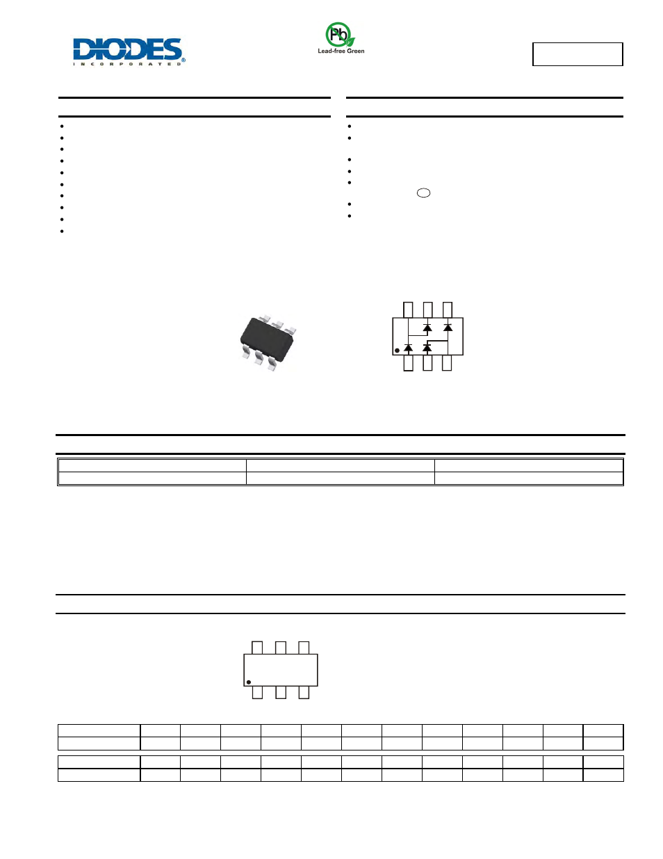 Diodes BAV99BRW User Manual | 5 pages